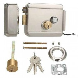 Electric Rim Lock with Double Cylinder Oman